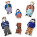Thumbnail photo of Funkis Family - Legetøj - 6 Pcs. - B9 X H18 X D3 Cm