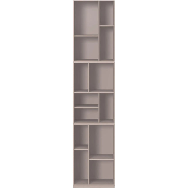 Photo of Loom Slim Bookcase, Plinth H3 Cm - Mushroom - Bokhyllor - Peter J. Lassen - Beige - Mdf