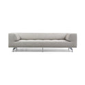 Delphi Sofa 4510 By Hannes Wettstein - 3 Seater Sofa - Max 98 Black - W205 X D85 X H66 X Sh37 Cm