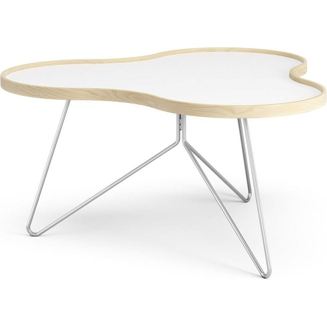 Photo of Flower Table 84x90 Cm H45 Cm Birch Laquered