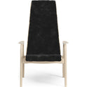 Lamino Arm Chair White Pigmented Oak/Sheep Skin