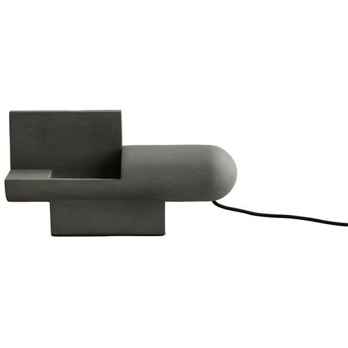 Photo of Brutalist Table Lamp Concrete Grey