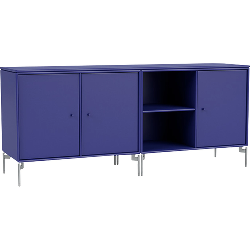 Photo of Save Lowboard - Monarch / Matt Chrome Legs - Sideboards - Peter J. Lassen - Blue - Mdf