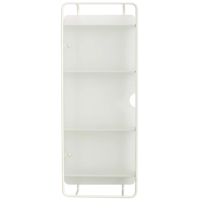Photo of Wall Unit Metal / Glass - White