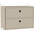 Thumbnail photo of String Wall Rack 50x30, Beige, 2-pack - Shelving - Nils Strinning - Beige - Metal