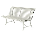 Thumbnail photo of Louisiane Bench 150 cm, Clay Grey - Garden Benches - Green, Grey - Metal
