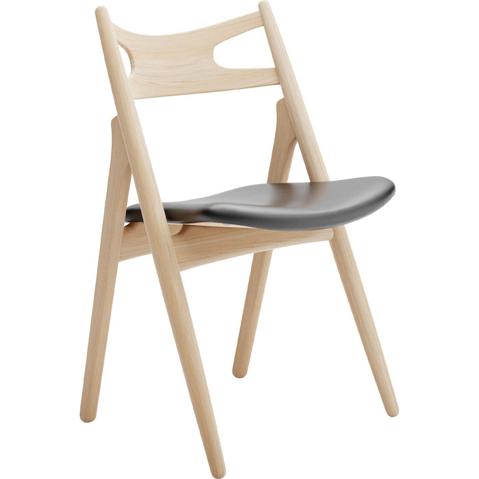 Photo of CH29p Sawbuck Chair - White Oiled Oak