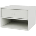 Thumbnail photo of Dash Nightstand, Suspension Rail - Nordic - Bedside Table - Peter J. Lassen - Grey - Mdf