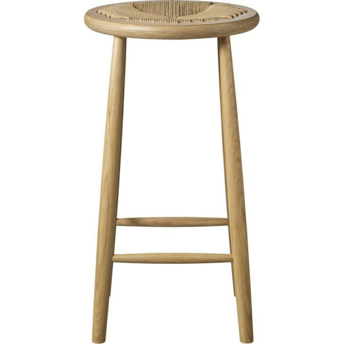 Photo of J164c Counter Squared Bar Stool Oak