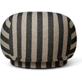 Thumbnail photo of Rico Pouf - Puf - Louisiana - Black/white - Ø60 X H41 Cm