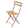 Thumbnail photo of Bistro Natural Chair, Red Ochre - Garden Chairs - Red - Metal/Wood