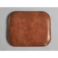 Thumbnail photo of Sculpt Stool Cushion - Stools - Kristian Sofus Hansen, tommy Hyldahl - Brown - Leather