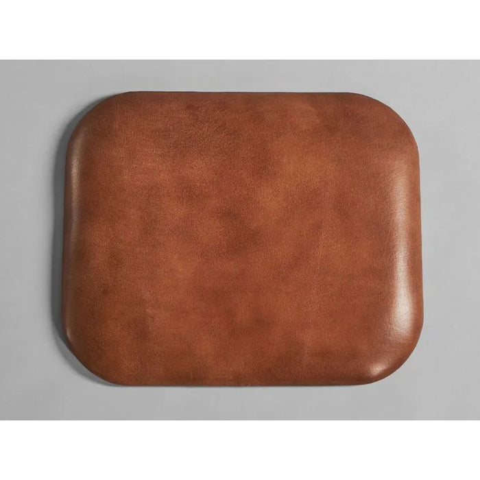 Photo of Sculpt Stool Cushion - Stools - Kristian Sofus Hansen, tommy Hyldahl - Brown - Leather