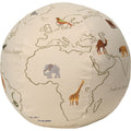 Thumbnail photo of The World Pouf - Puf - Offwhite - Ø50 X H50 Cm