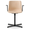 Thumbnail photo of Pato Swivel Armchair 4012 By Welling/ludvik - Full Upholstery - Kontorstol - Vegeta 90 Natural - W63 X D50 X H79,5 X Sh46,5 Cm