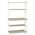 Thumbnail photo of String Wall Rack 50x30, Beige, 2-pack - Shelving - Nils Strinning - Beige - Metal