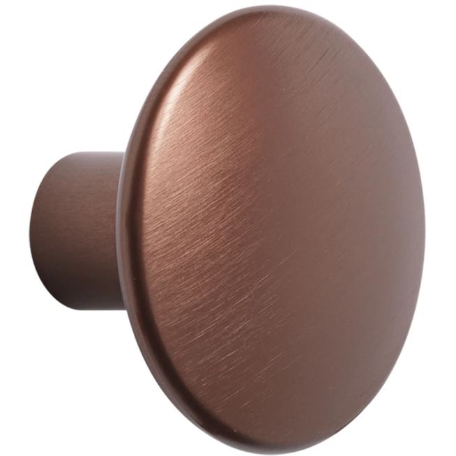 Photo of The Dots Metal Coat Hooks Medium - Umber - Krokar - Lars Tornøe - Brun