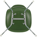 Eames Plastic Chair Dsx - 48 Forest - Chrome Base - Matstolar - Charles & Ray Eames - Grön - Metall/plast