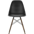 Eames Plastic Chair Dsw - 12 Deep Black - Dark Maple - Matstolar - Charles & Ray Eames - Svart - Metall/trä/plast