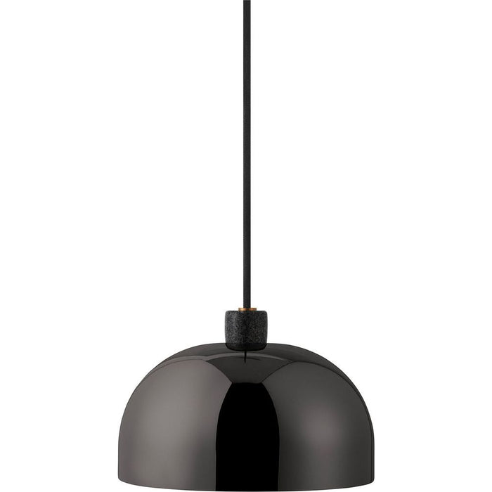 Photo of Grant Pendant Lamp Black, Small- Steel, Granite