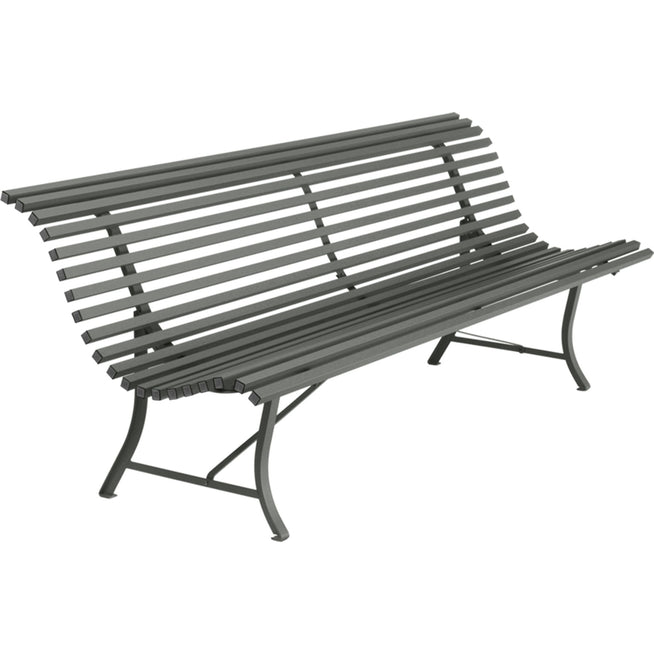 Photo of Louisiane Bench 200 cm Rosemary 48 - Garden Benches - Green - Metal