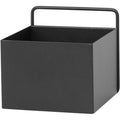 Thumbnail photo of Wall Box - Square - Plantestand - Sort - W15,6 X H15,6 X D14,6 Cm