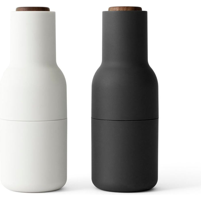 Photo of Bottle Grinder Ash/carbon Plastic, Walnut Lid - Norm Architects - Grå