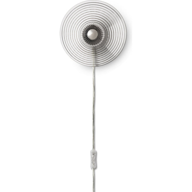 Photo of U12 Sletterhage Wall Lamp With Cord Fluted Glass-aluminium