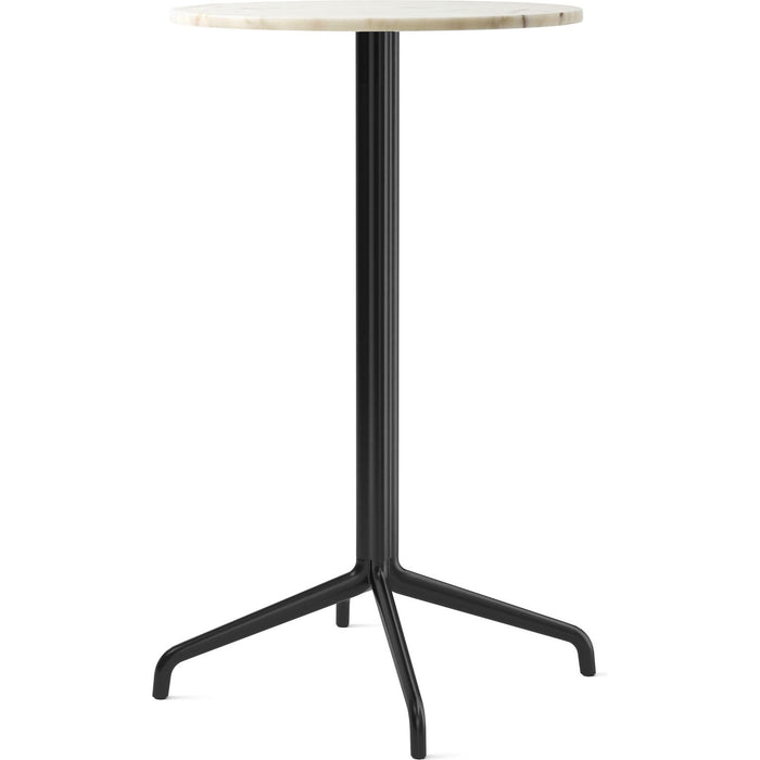 Photo of Harbour Column Bar Table 4-star - Black/off White - Ø60 Cm - Barbord - Norm Architects - Svart - Metall/sten