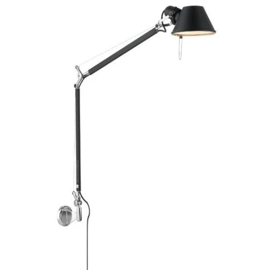 Tolomeo Parete / Wall Lamp, Black