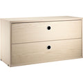 Thumbnail photo of String drawer unit 78x30, Ash - Shelving - Nils Strinning - Wood-coloured - Wood