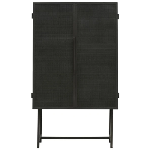 Photo of Assemble Cabinet - Black 80x38x135cm