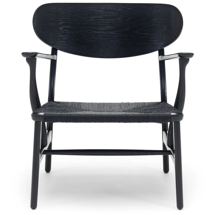 Photo of Ch22 Armchair Black Lacquer Oak-Black