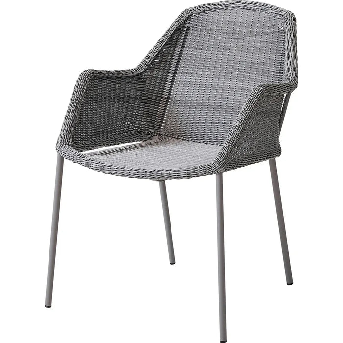 Photo of Breeze Stol 5464 Li/ls/lw - Havestol - Lysegrå - B: 60 X D: 62 X H: 83 X Sh: 45 Cm