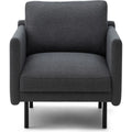 Thumbnail photo of Rar Armchair - Re-born Dark Grey - W79 X D87 X H81 Cm