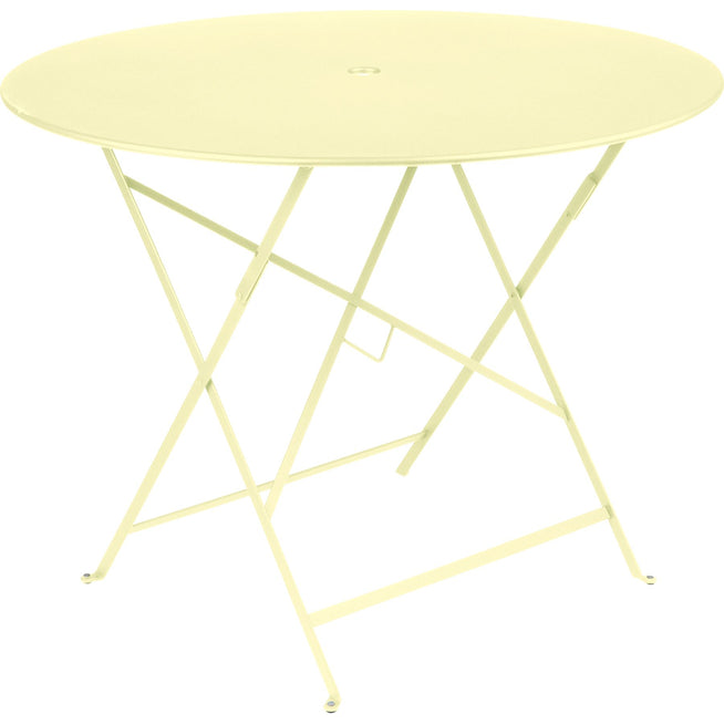 Photo of Bistro Table 96 cm Frosted Lemon A6 - Garden Table - Yellow - Metal