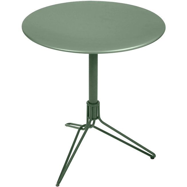 Photo of Flower Pedestal Table Ø 67 cm, Cactus - Outdoor dining table - Harald Guggenbichler - Green - Metal