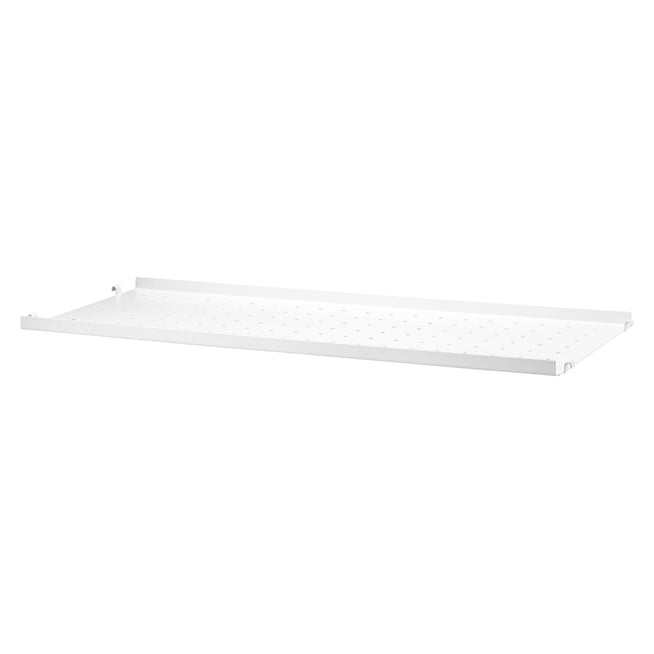 Photo of String Metal Shelf, Low Edge 78x30, White - Shelving - Nils Strinning - White - Metal