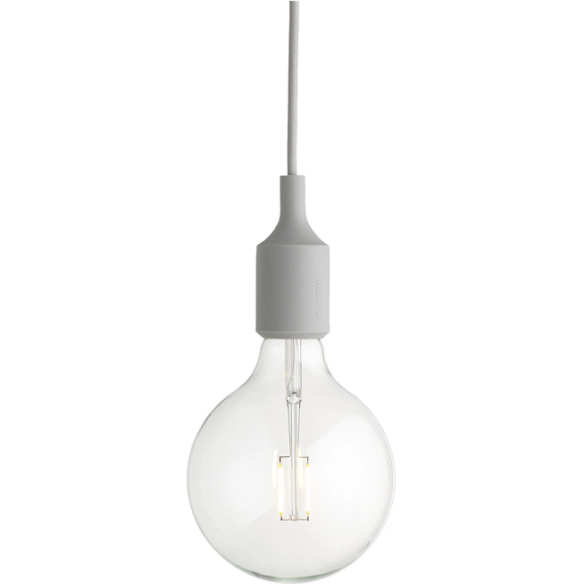 Photo of E27 Pendant Lamp, Light Grey - Pendellampor - Mattias Ståhlbom - Grå