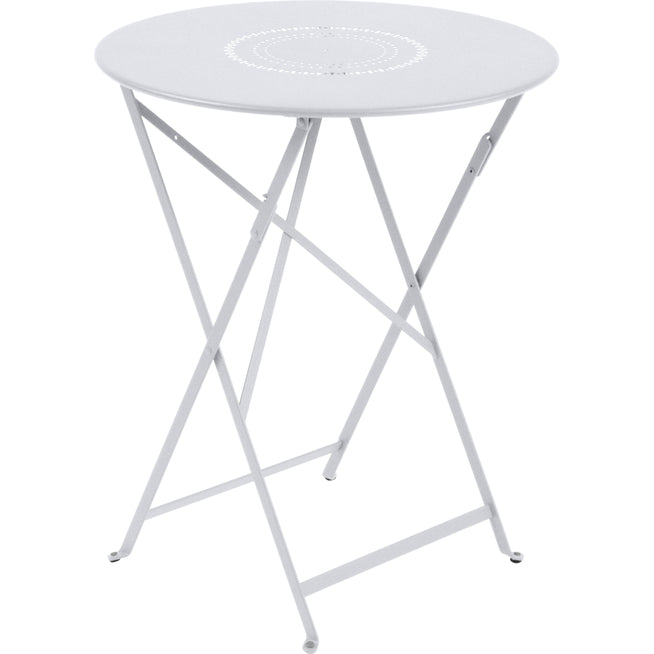 Photo of Floréal Table Ø 60 Cm, Cotton White - Matbord Utomhus - Vit - Metall
