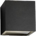 Thumbnail photo of Cube Up/down, Black, 2x3w Led, Ip54, 3000k - Wall Lamps - Ronni Gol - Black