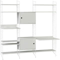Thumbnail photo of String Floorboard 200, White, 2-pack - Shelving - Nils Strinning - White - Metal