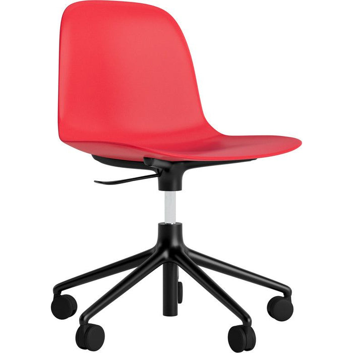 Photo of Form Chair Swivel 5W Gas lift - Black Aluminum