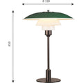 Thumbnail photo of Ph 3½-2½ Bordlampe