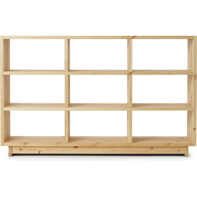Photo of Plank Bookcase Low - Reol - Pine