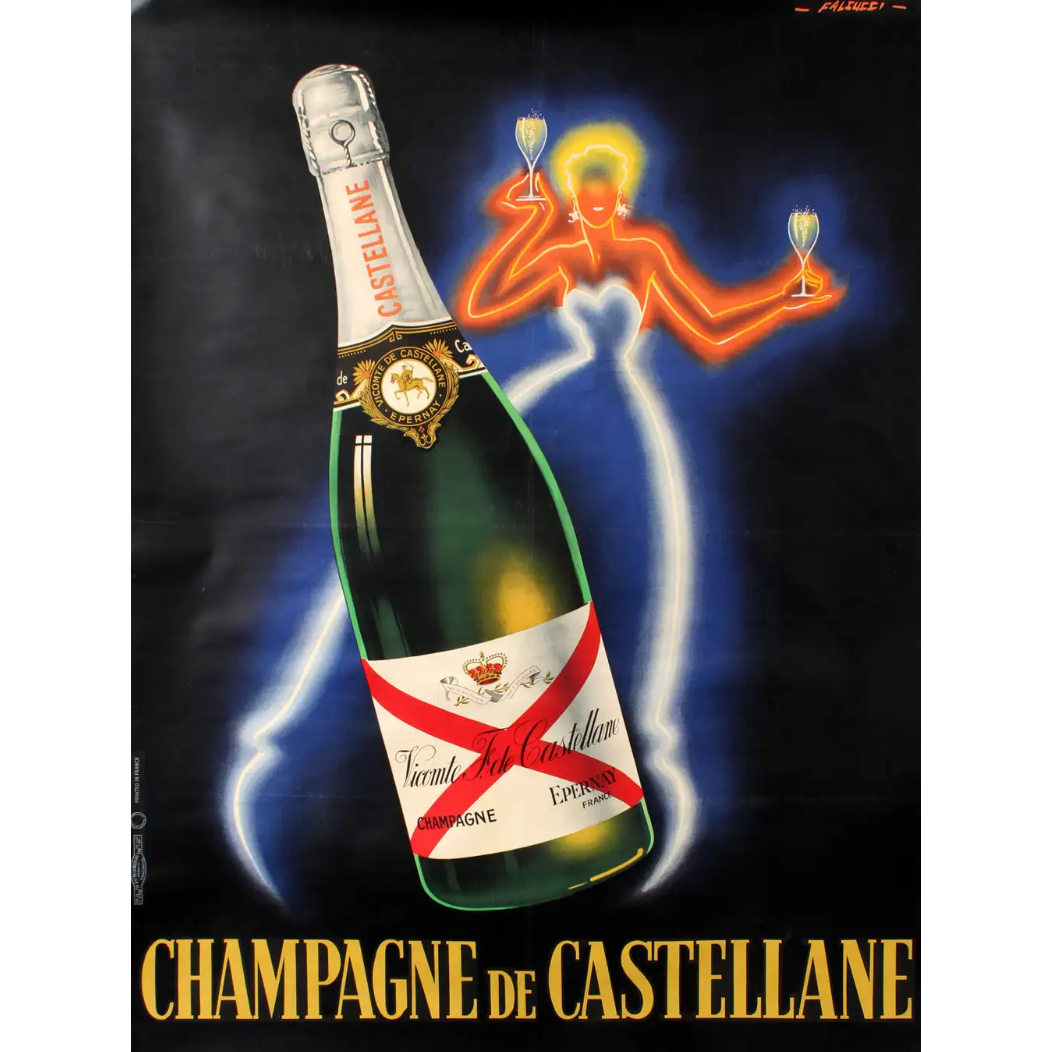 Champagne De Castellane Poster