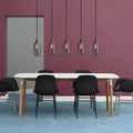 Thumbnail photo of Form Dining Table Green. Oak Legs