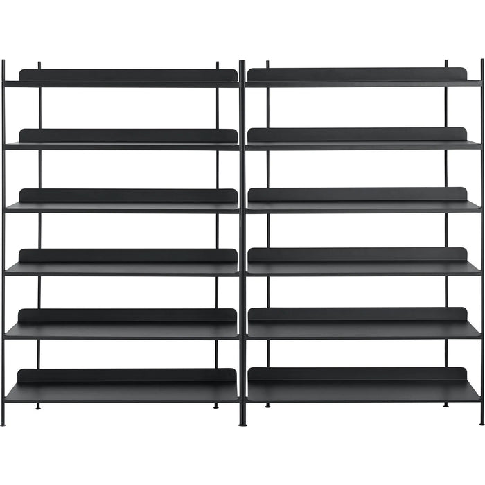 Photo of Compile Shelving System/configuration 8, Black - Shelving System - Cecilie Manz - Black - Metal