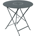 Thumbnail photo of Floréal Table Ø 77 cm, Storm Grey - Outdoor dining table - Grey - Metal