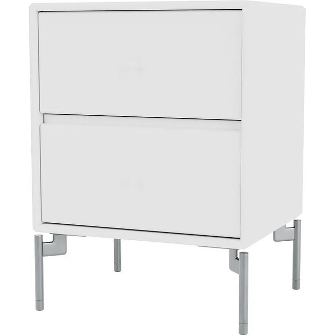 Photo of Drift Drawer Module - New White / Matt Chrome Legs - Sängbord - Peter J. Lassen - Vit - Mdf